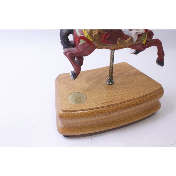 The American Carousel by Tobin Fraley, Music Box, Horse Statue, Third Edition, - Picture 2 of 5